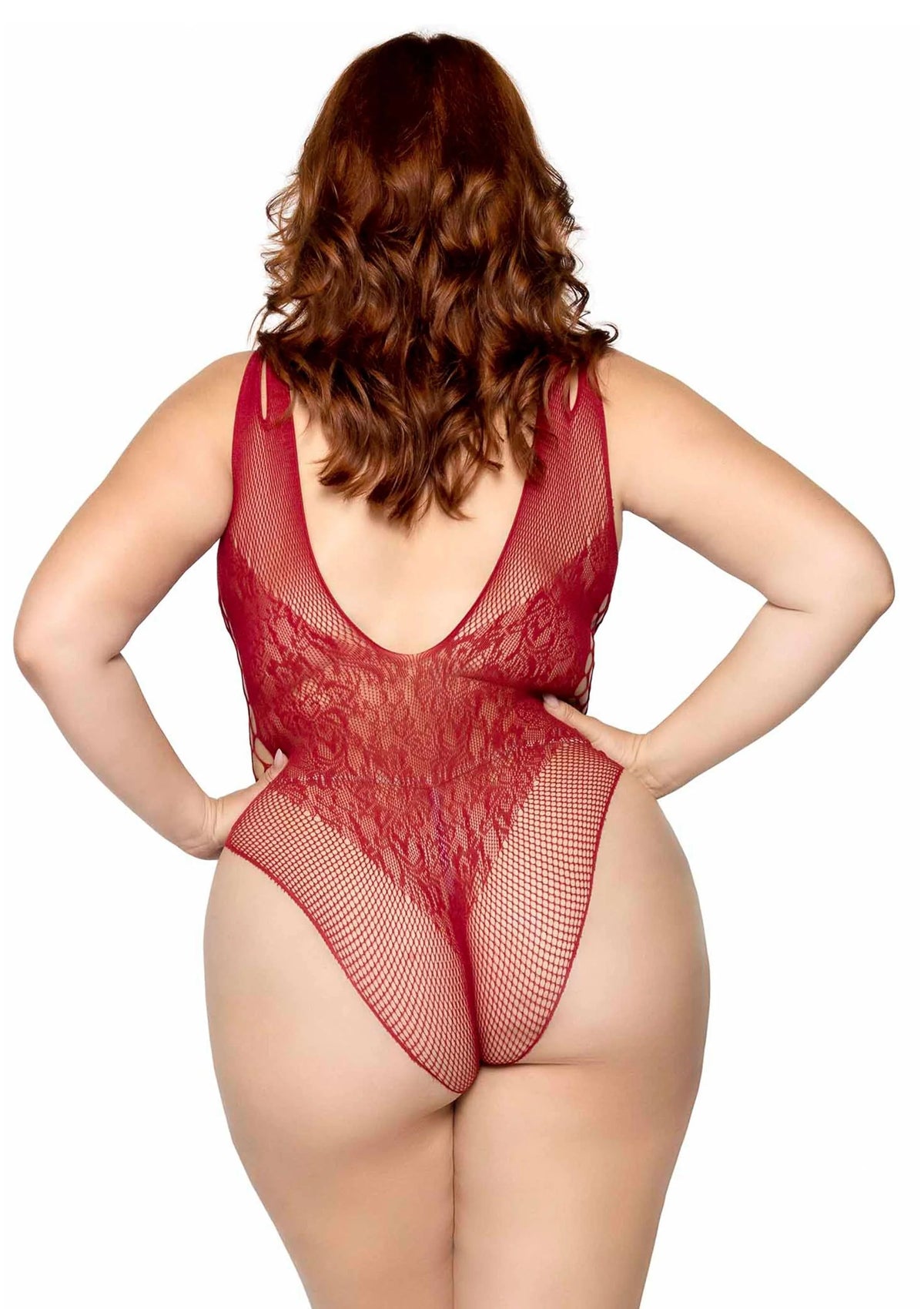 Plus Seamless Bodysuit with Shoulder Straps