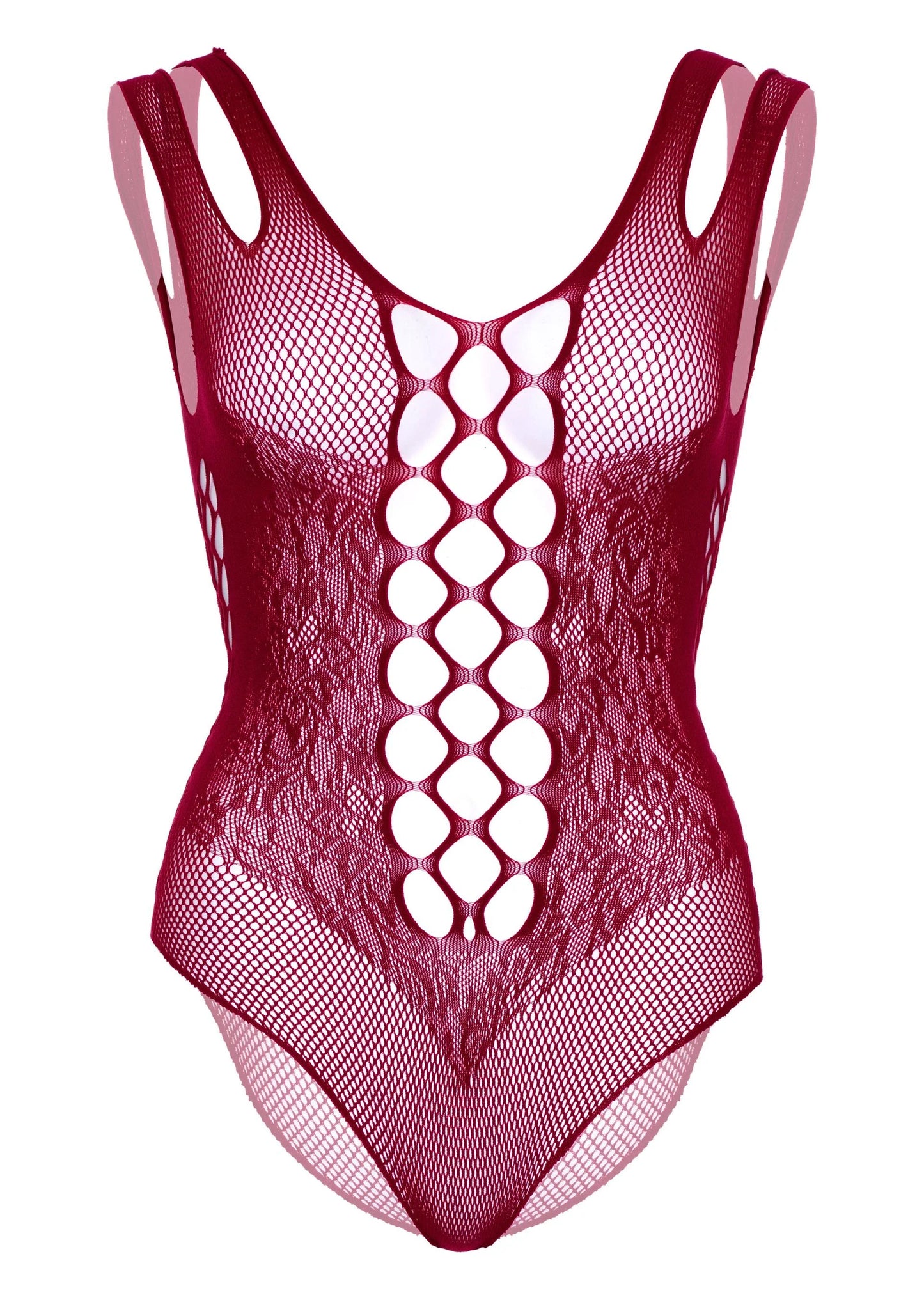 Plus Seamless Bodysuit with Shoulder Straps
