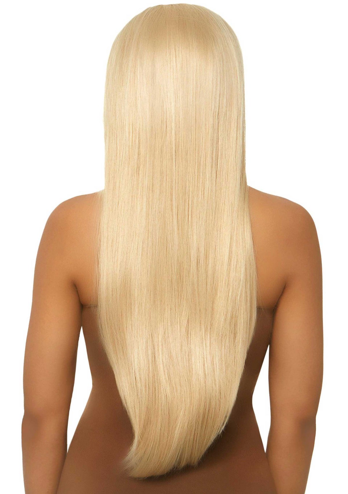 Bestel: Long Straight Center Part Wig by Leg Avenue - bij Happytoys.nl, happytoys.be, Happytoys.ae: erotische sex webshop | liever Happy dan Easy ⭐⭐⭐⭐⭐