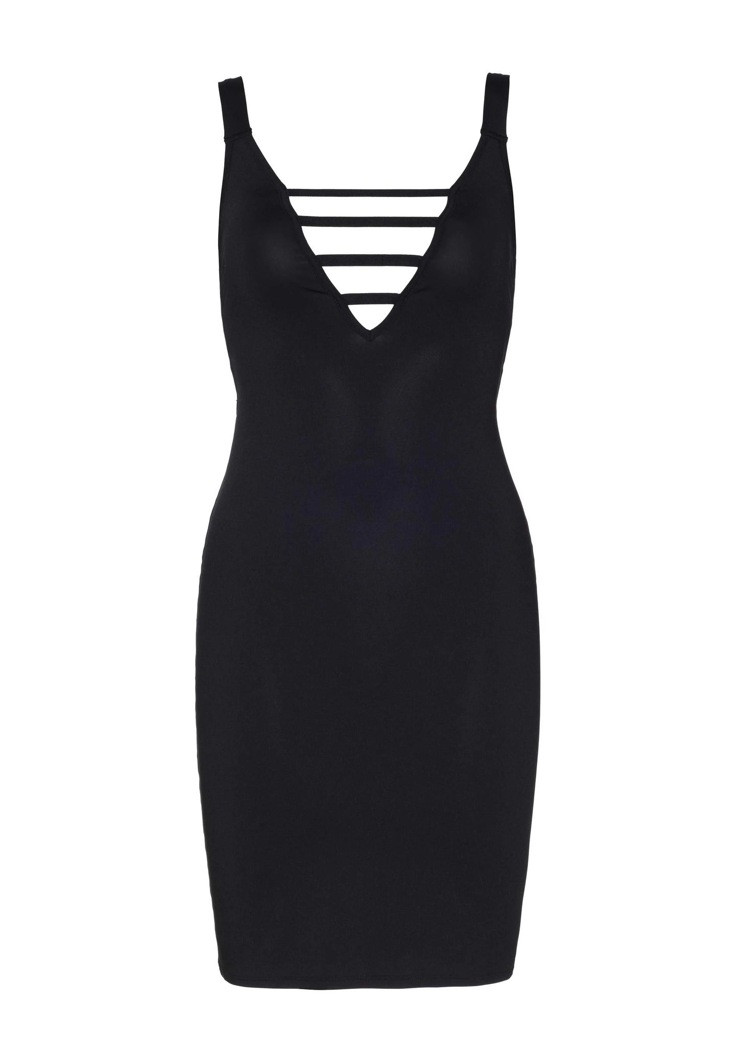 Deep-V Mini Dress