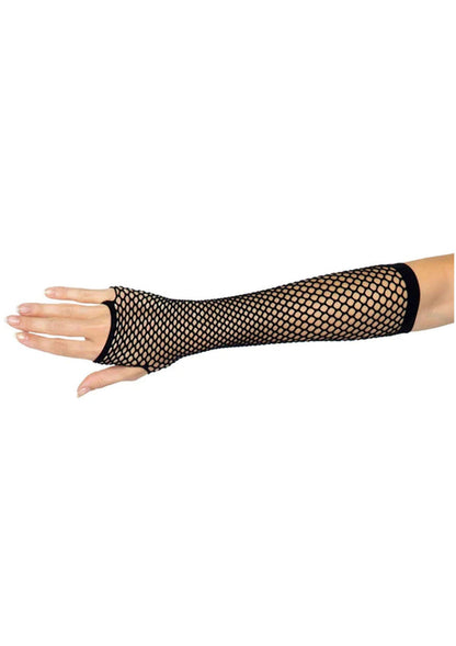 Triangle Net Fingerless Gloves by LegAvenue