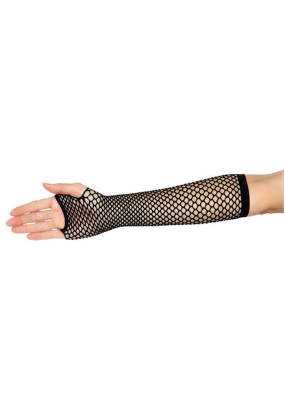 Triangle Net Fingerless Gloves by LegAvenue