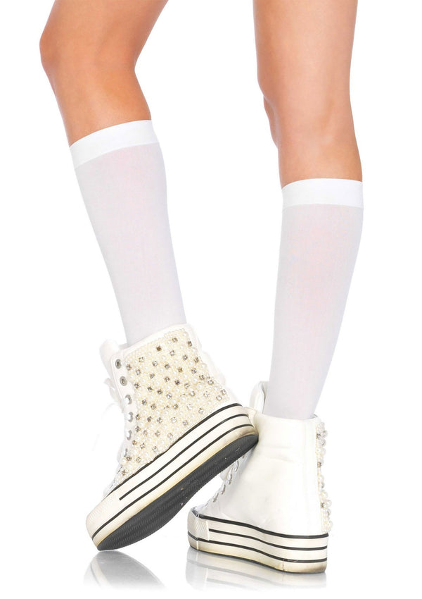 Leg Avenue Nylon-Kniestrümpfe