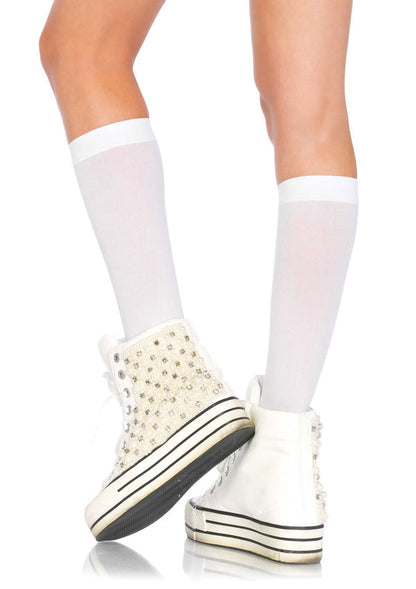 Leg Avenue Nylon-Kniestrümpfe