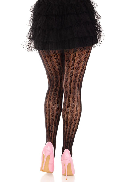 Bestel: Sweetheart Striped Net Pantyhose - bij Happytoys: de erotische sex webshop | liever Happy dan Easy ⭐⭐⭐⭐⭐