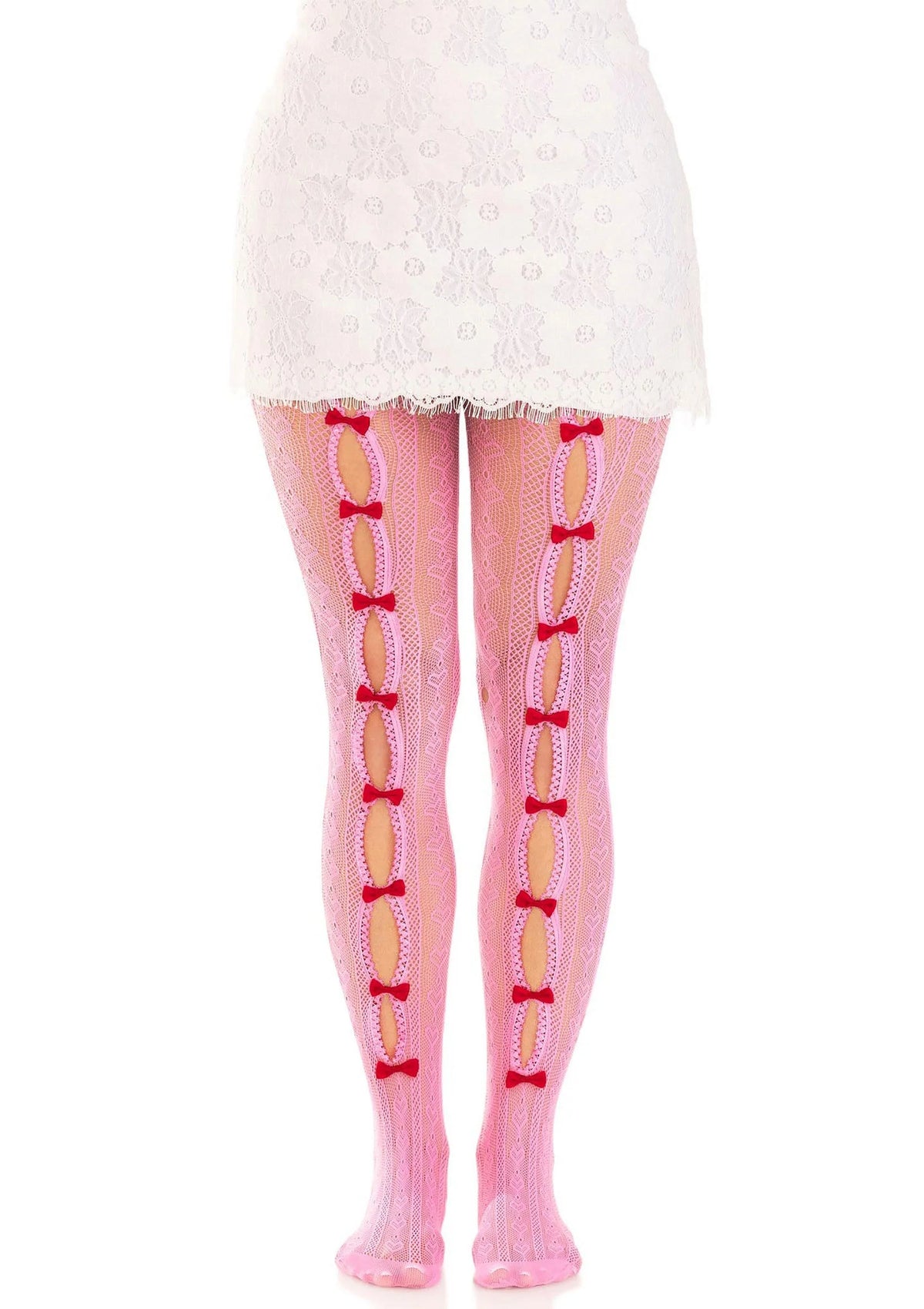 Bestel: Sweetheart Striped Net Pantyhose - bij Happytoys: de erotische sex webshop | liever Happy dan Easy ⭐⭐⭐⭐⭐