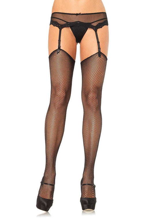 Bestel: Fishnet Stockings - bij Happytoys: de erotische sex webshop | liever Happy dan Easy ⭐⭐⭐⭐⭐ - Default Title - 85091 - BLACK - O/S