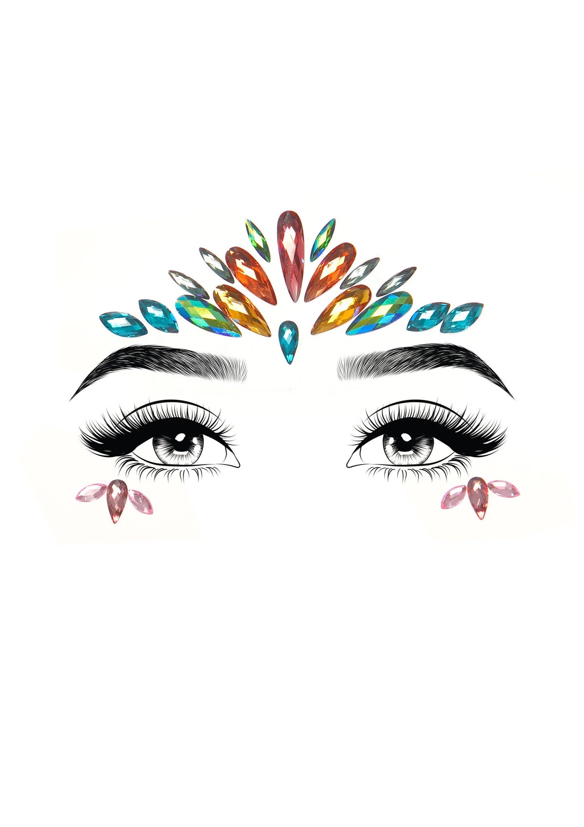 Bestel: Avri face jewels sticker by Leg Avenue - bij Happytoys: de erotische sex webshop | liever Happy dan Easy ⭐⭐⭐⭐⭐