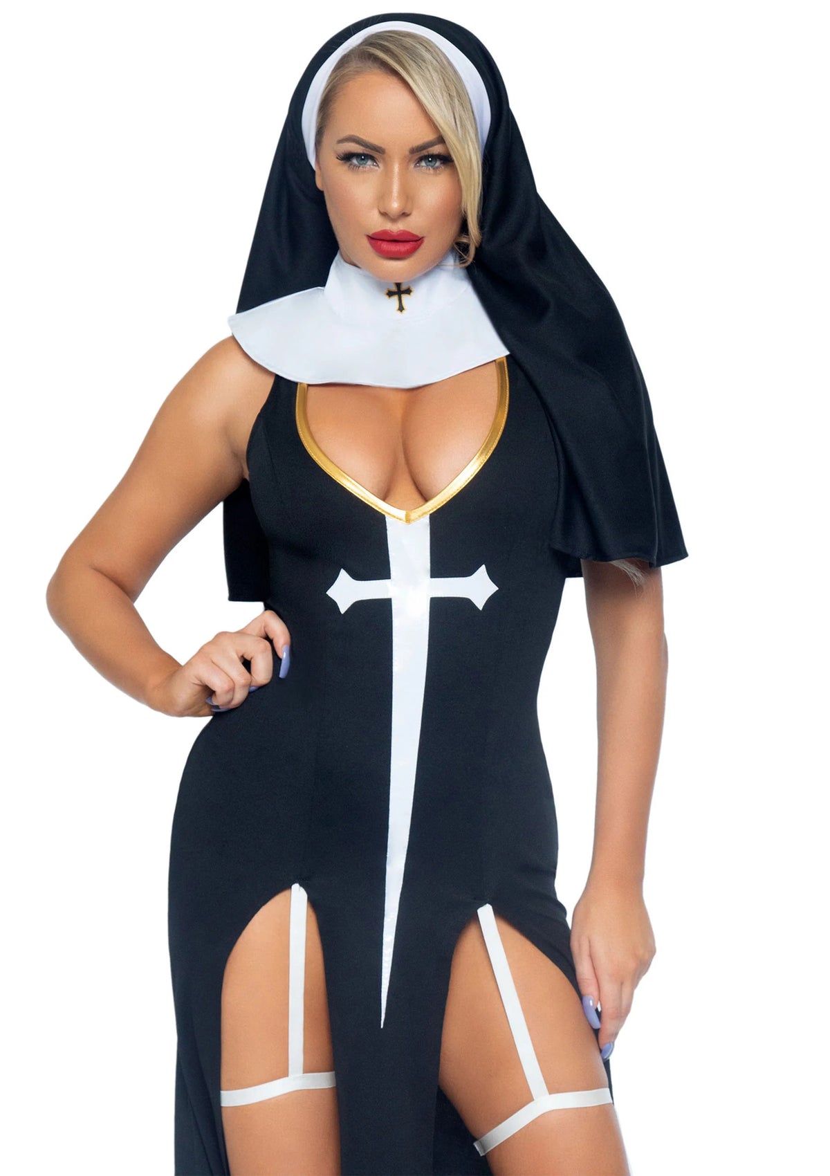 Bestel: Sultry Sinner Dress - bij Happytoys: de erotische sex webshop | liever Happy dan Easy ⭐⭐⭐⭐⭐ - Default Title - 88232 - BLACK - M