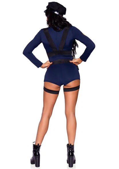 Flirty Cop Romper Police Uniform by Leg Avenue