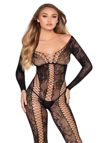 Lace Crotchless Lingerie by LegAvenue