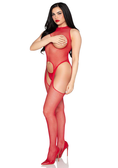 Cupless Bodystocking and Panty by Leg Avenue