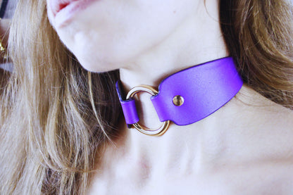 Submissive Collar With Ring – Discreet Day Collar Jewelry For Devotion - Happytoys Sexshop: online sex shop for Feeling Happy & Easy 😊 - Discreet geleverd