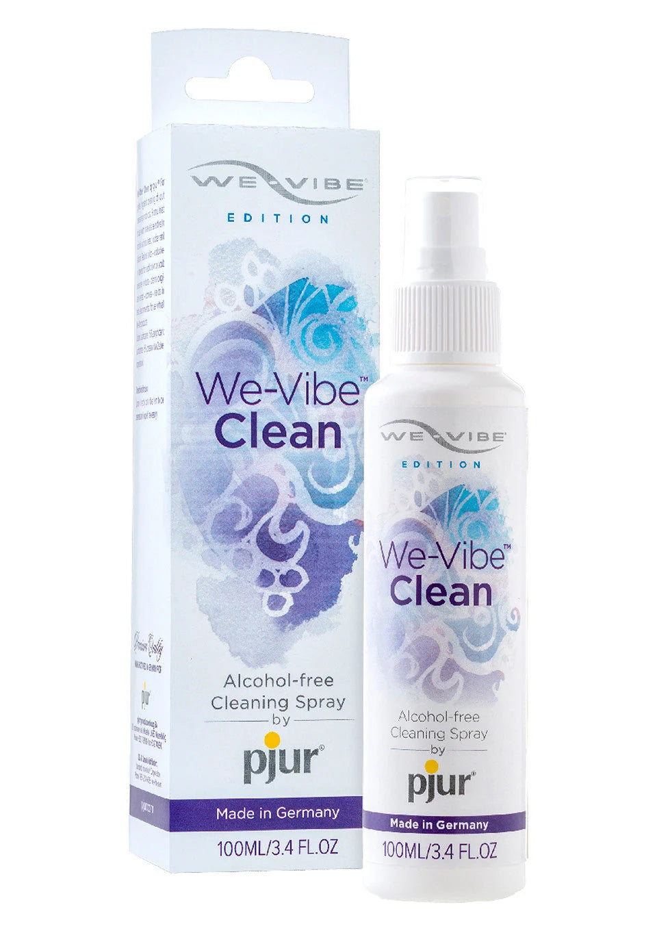 Bestel: We - Vibe Edition Cleaning Spray 100 ml - bij Happytoys: de erotische sex webshop | liever Happy dan Easy ⭐⭐⭐⭐⭐ - Default Title - 90069 - NATUREL - 100