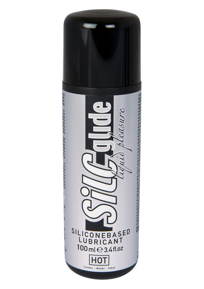 Beste vandaag nog: Silicone Glide Liquid Pleasure 100 ml by Hot - bij Happytoys Sexshop: online sex shop for Feeling Happy & Easy 😊 - Default Title - 90214 - NATUREL - 100