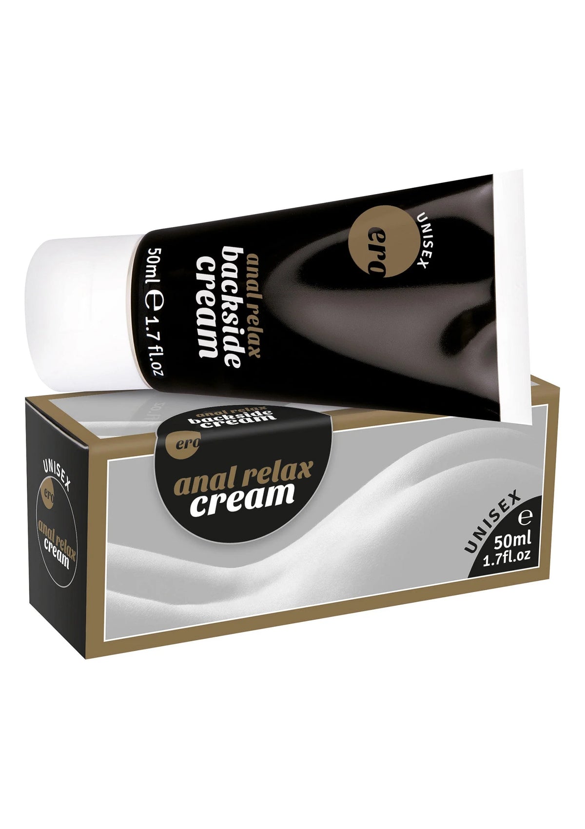 Bestel: Anal Relax Backside Cream 50 ml - bij Happytoys: de erotische sex webshop | liever Happy dan Easy ⭐⭐⭐⭐⭐ - Default Title - 90346 - NATUREL - 50
