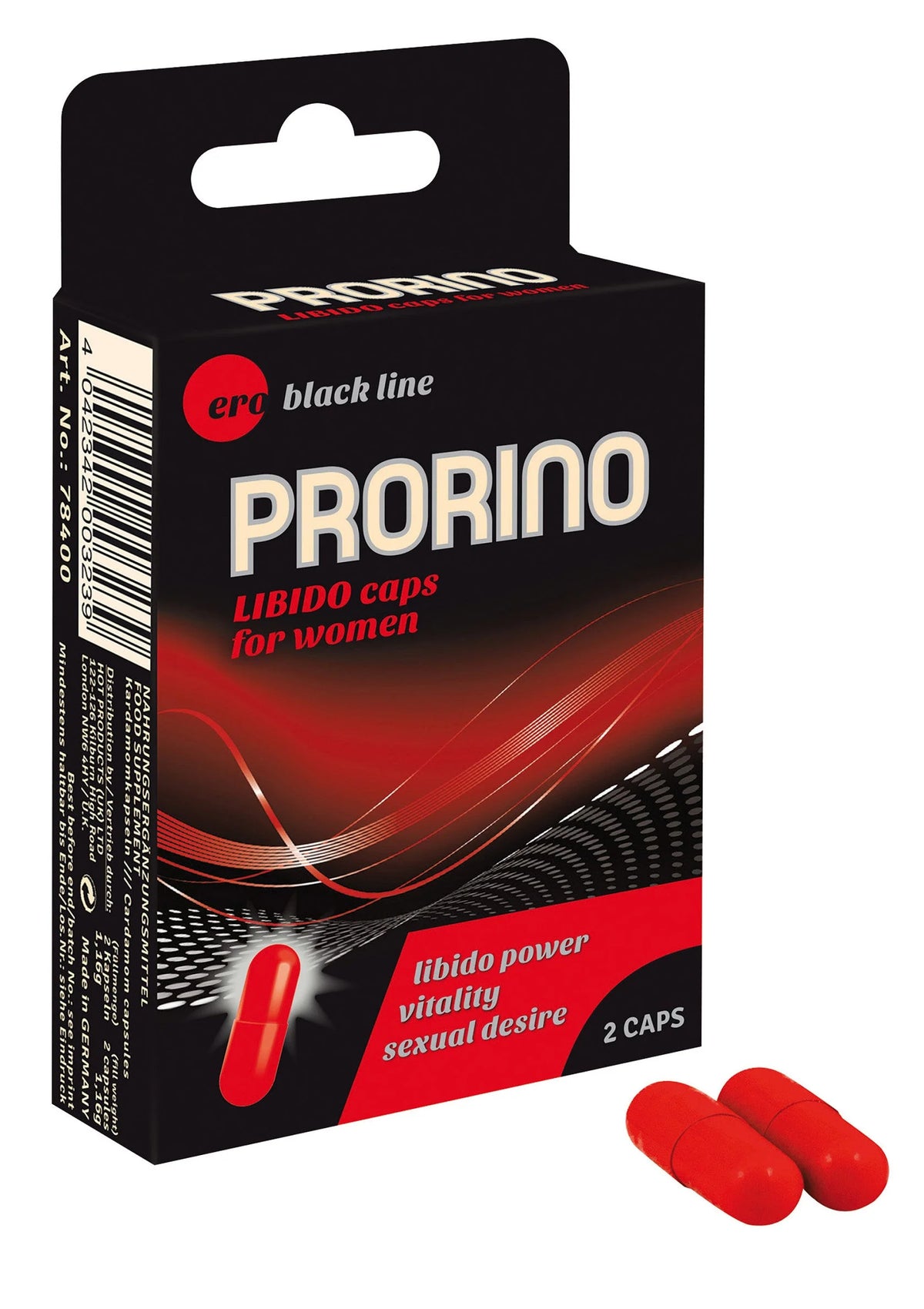 Bestel: Prorino Libido Caps For Women 2 pcs - bij Happytoys: de erotische sex webshop | liever Happy dan Easy ⭐⭐⭐⭐⭐ - Default Title - 90362 - NATUREL