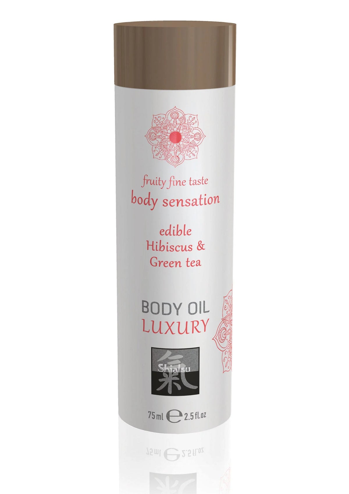 Bestel: Luxury Edible Body Oil 75 ml - bij Happytoys: de erotische sex webshop | liever Happy dan Easy ⭐⭐⭐⭐⭐ - Default Title - 90451 - EXOTIC - 75