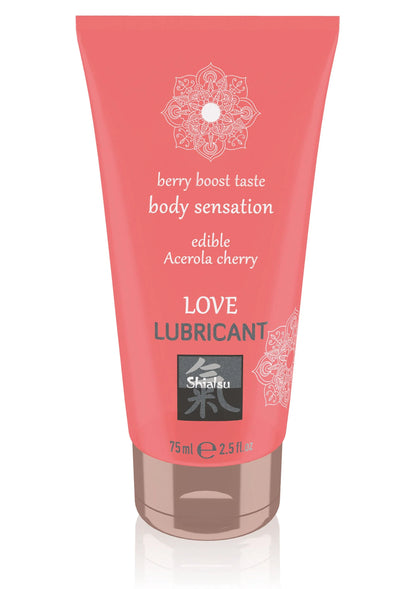 Shiatsu liefdeglijmiddel tube, 75 ml, Acerola cherry, rood