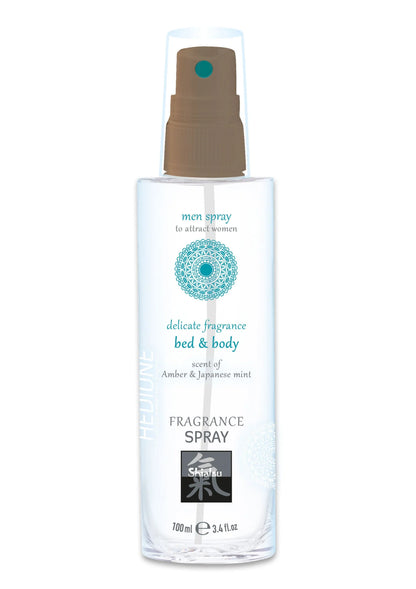 Bestel: Bed & Body Fragrance Spray 100 ml - bij Happytoys: de erotische sex webshop | liever Happy dan Easy ⭐⭐⭐⭐⭐ - Default Title - 90459 - AMBER - 100