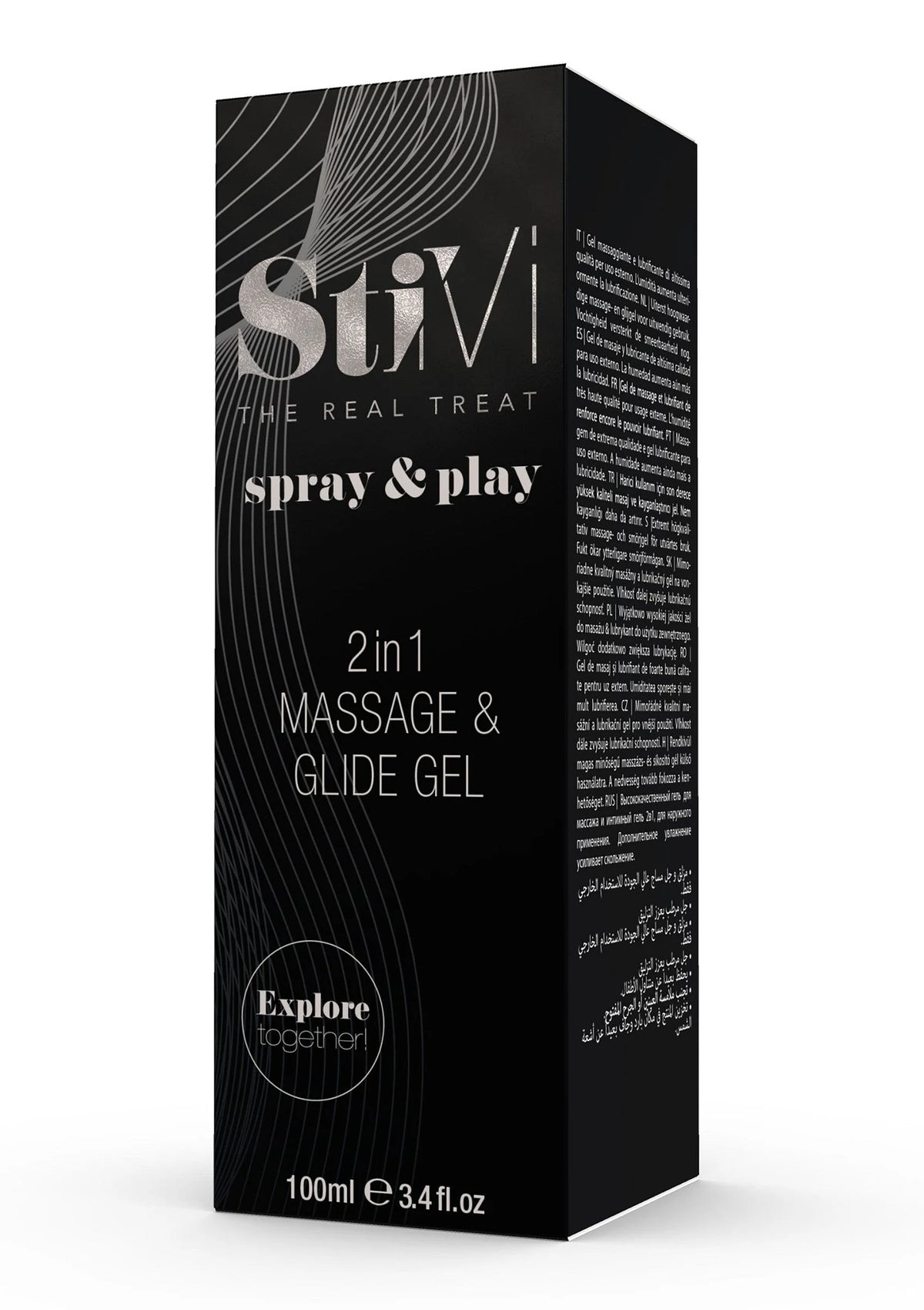 Bestel: StiVi Massage & Glide Gel 100m - bij Happytoys: de erotische sex webshop | liever Happy dan Easy ⭐⭐⭐⭐⭐