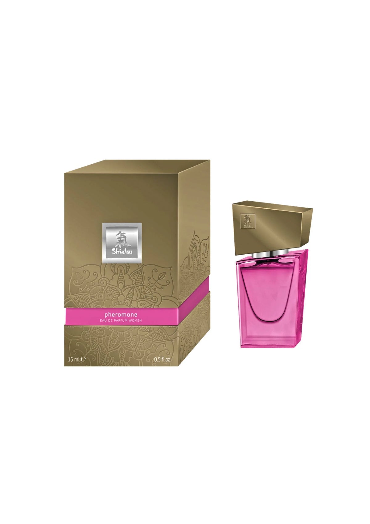 Bestel: Shiatsu Pheromone Women 15 ml - bij Happytoys: de erotische sex webshop | liever Happy dan Easy ⭐⭐⭐⭐⭐ - Default Title - 90513 - PINK - 15