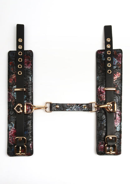 Floral Jacquard Wrist Cuffs by Geisha