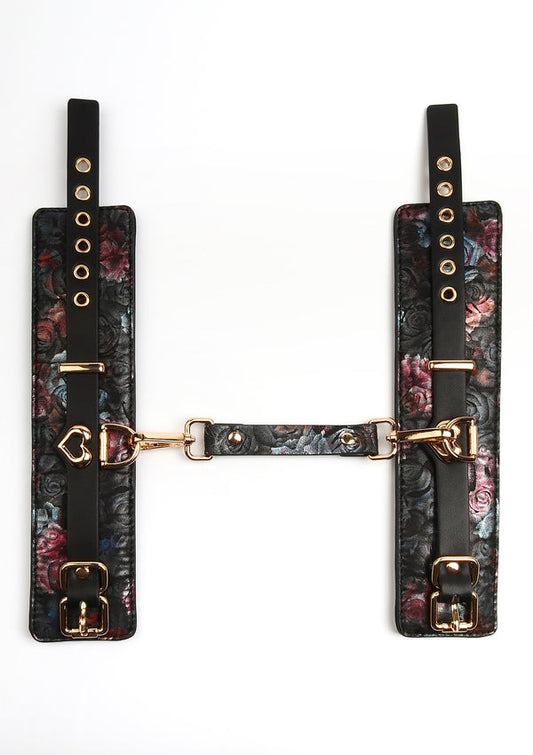 Floral Jacquard Wrist Cuffs by Geisha