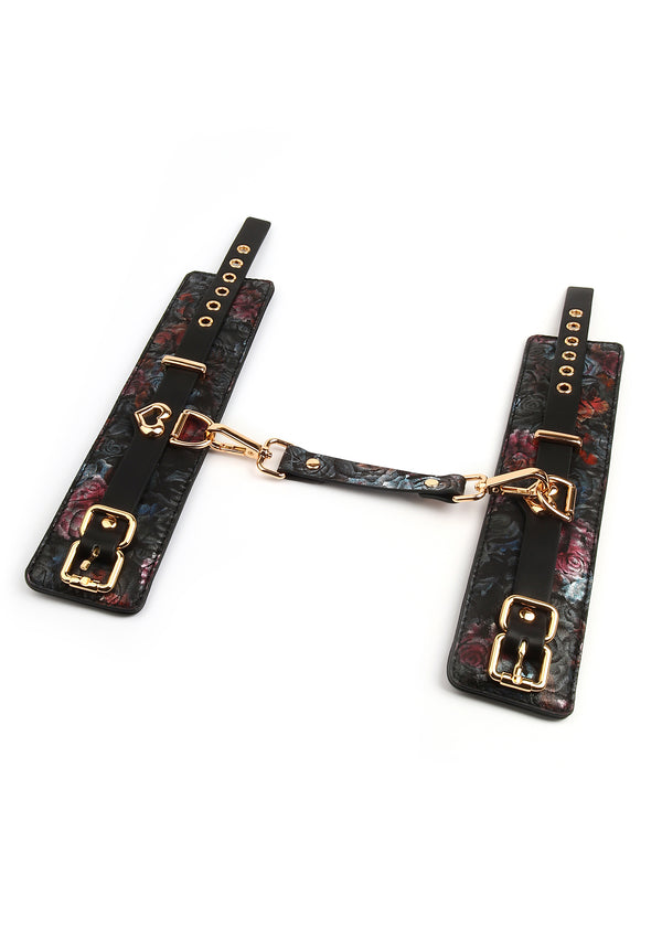 Floral Jacquard Wrist Cuffs by Geisha