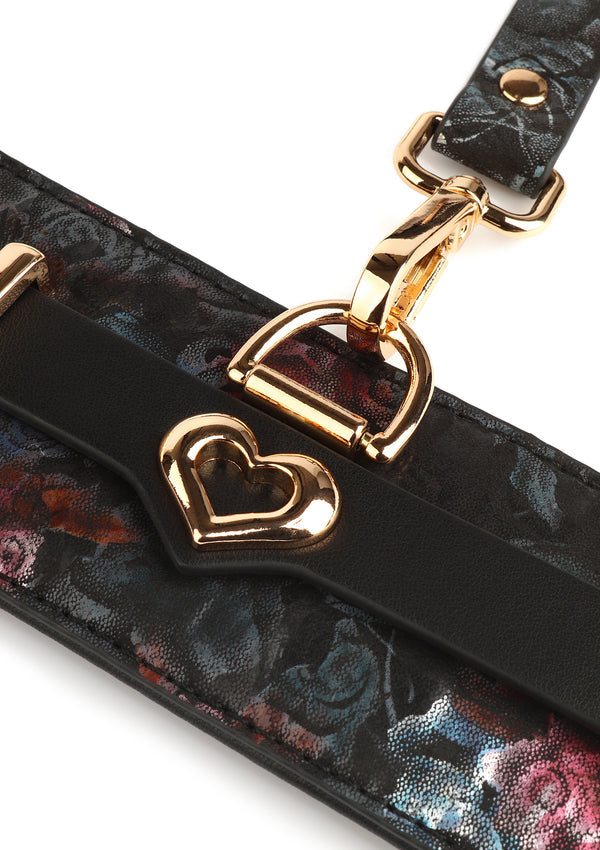 Floral Jacquard Wrist Cuffs by Geisha