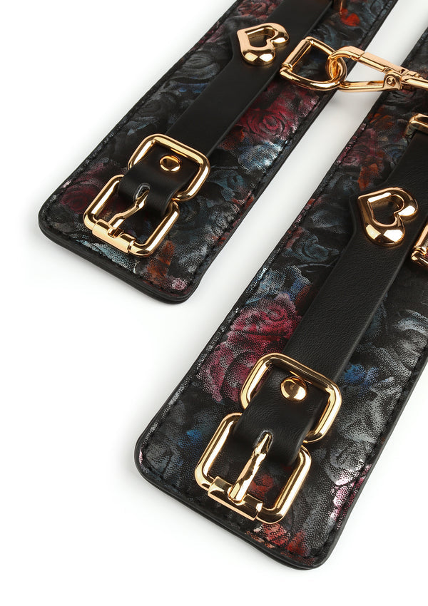 Floral Jacquard Wrist Cuffs by Geisha