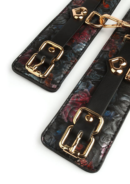 Floral Jacquard Wrist Cuffs by Geisha