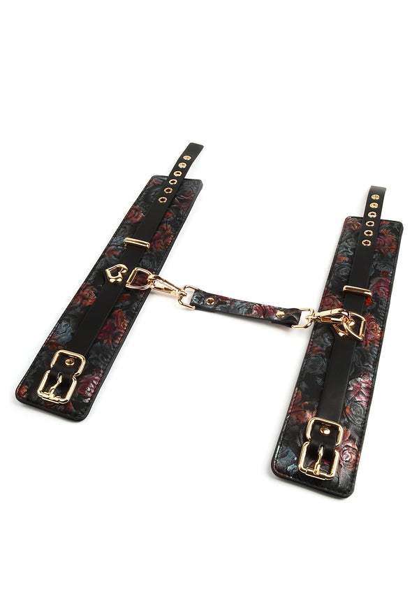 Floral Jacquard Ankle Cuffs by Geisha