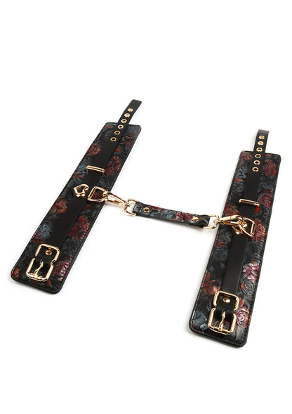 Floral Jacquard Ankle Cuffs by Geisha