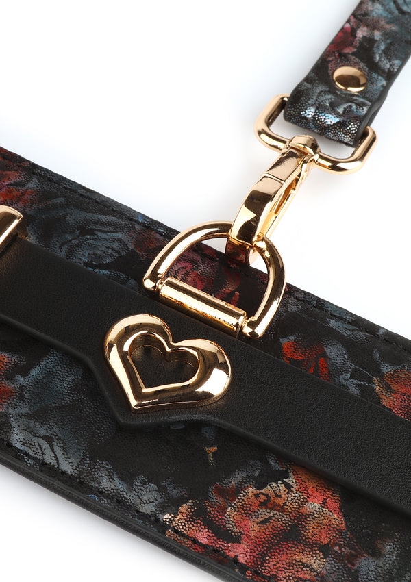Floral Jacquard Ankle Cuffs by Geisha