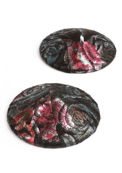 Floral Jacquard Nipple Pasty by Geisha