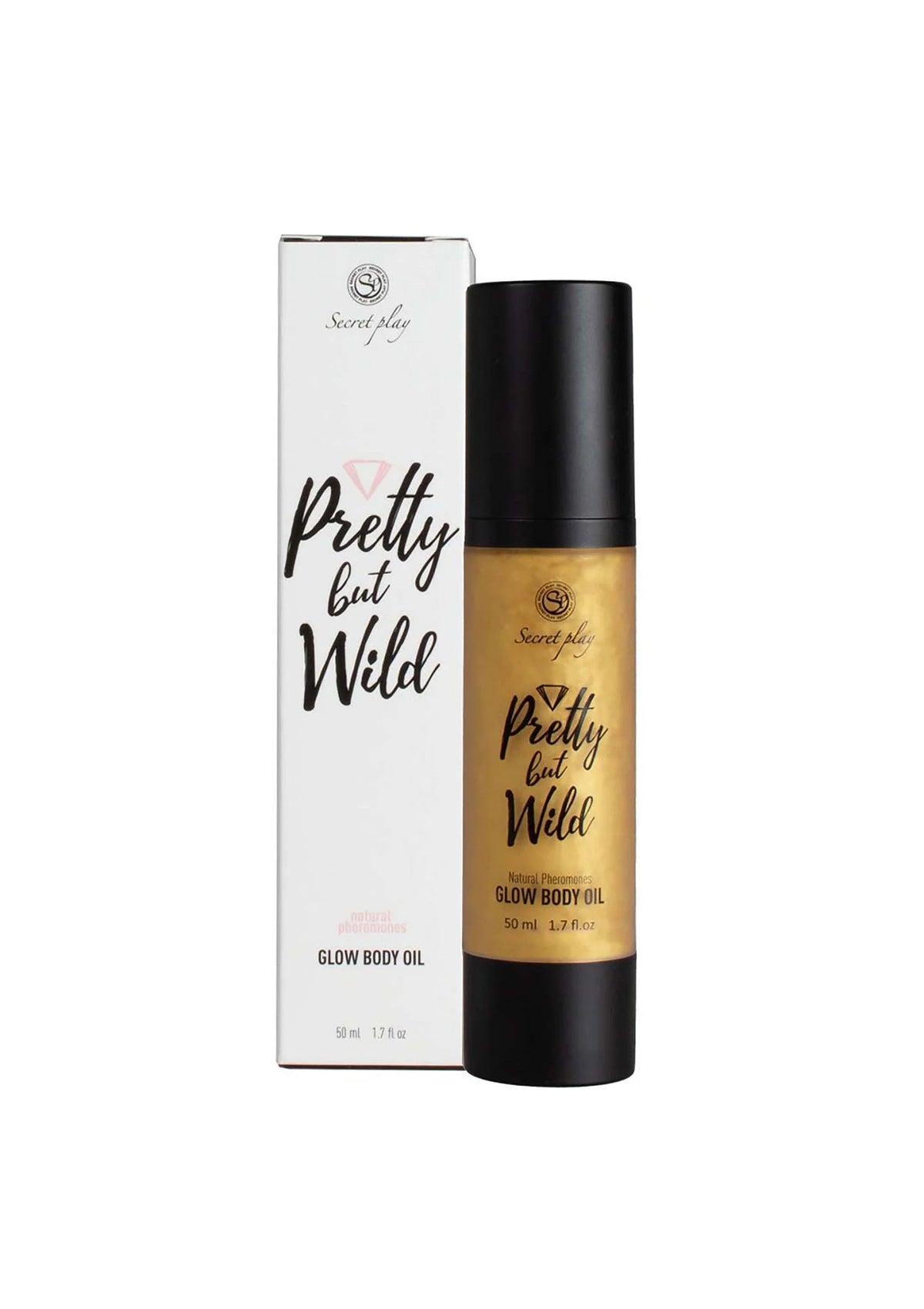 Bestel: Glow Body Oil 50 ml - bij Happytoys: de erotische sex webshop | liever Happy dan Easy ⭐⭐⭐⭐⭐ - Default Title - 92354 - PHEROMONE - 50