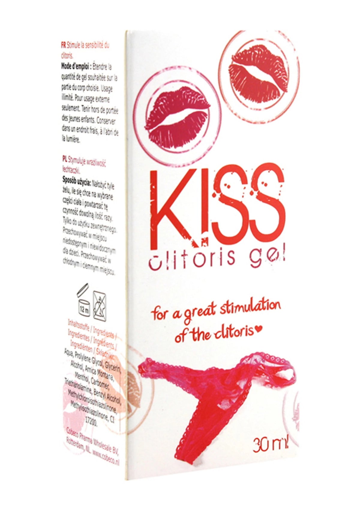 Bestel: Kiss Clitoris Gel 30 ml - bij Happytoys: de erotische sex webshop | liever Happy dan Easy ⭐⭐⭐⭐⭐