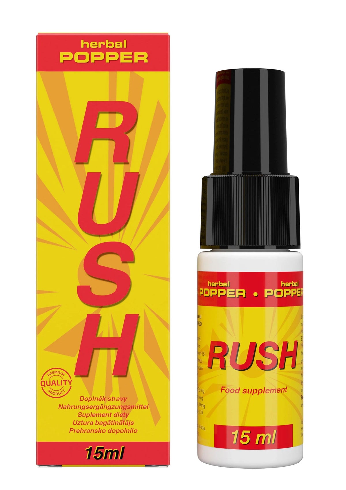 Bestel: Rush Herbal Popper 15 ml - bij Happytoys: de erotische sex webshop | liever Happy dan Easy ⭐⭐⭐⭐⭐