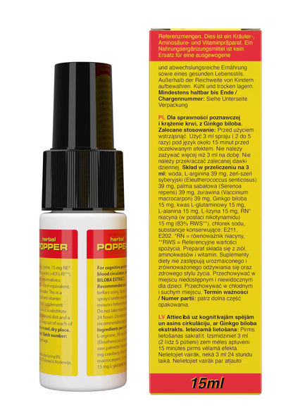 Bestel: Rush Herbal Popper 15 ml - bij Happytoys: de erotische sex webshop | liever Happy dan Easy ⭐⭐⭐⭐⭐