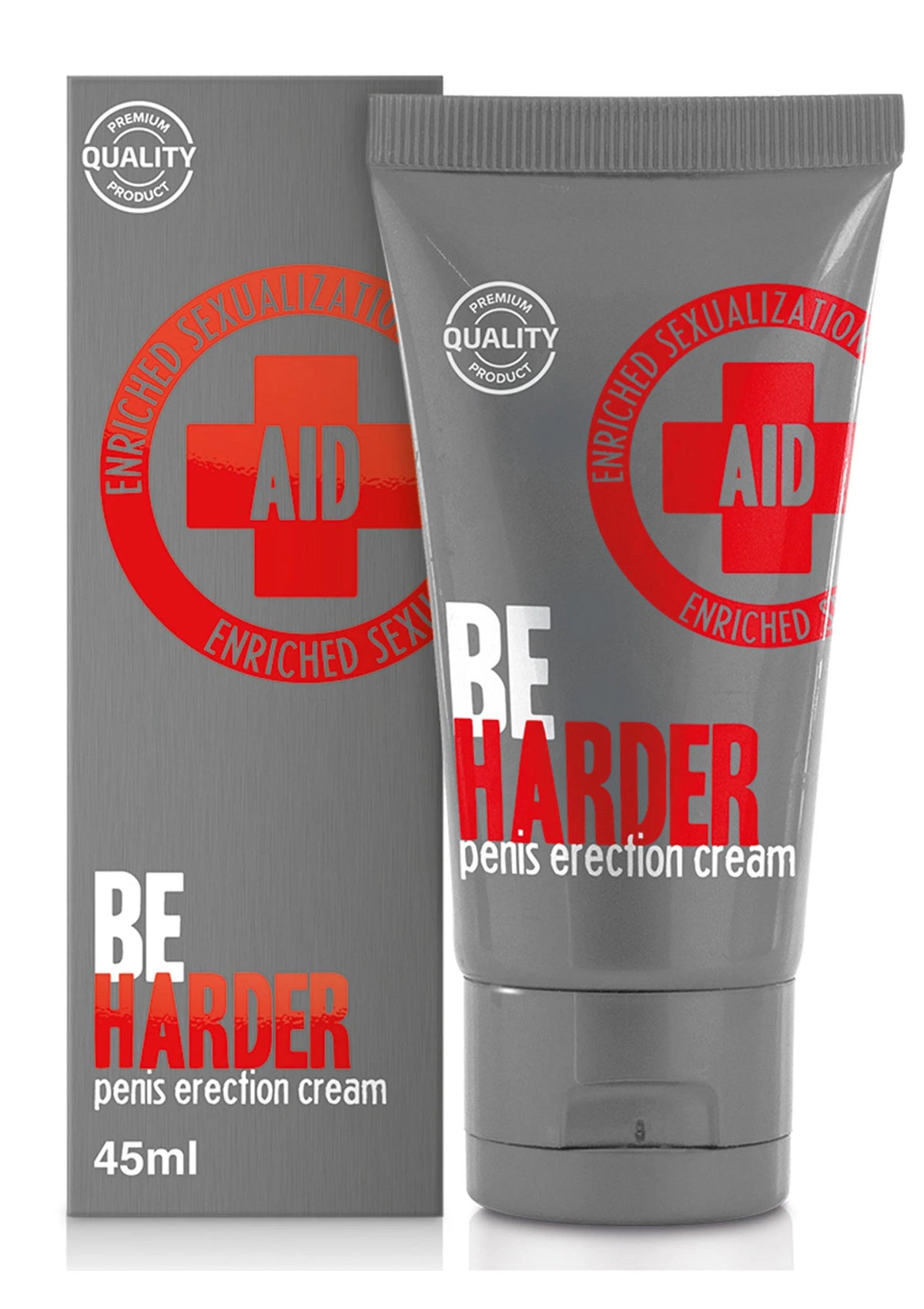 Bestel: AID Be Harder Penis Erection Cream 45 ml - bij Happytoys: de erotische sex webshop | liever Happy dan Easy ⭐⭐⭐⭐⭐ - Default Title - 92640 - NATUREL - 45