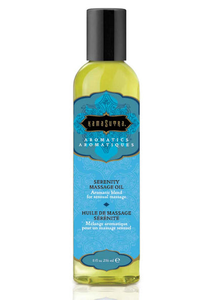 Bestel: Aromatic Massage Oil 236 ml - bij Happytoys: de erotische sex webshop | liever Happy dan Easy ⭐⭐⭐⭐⭐ - Default Title - 94004 - SERENITY - 236