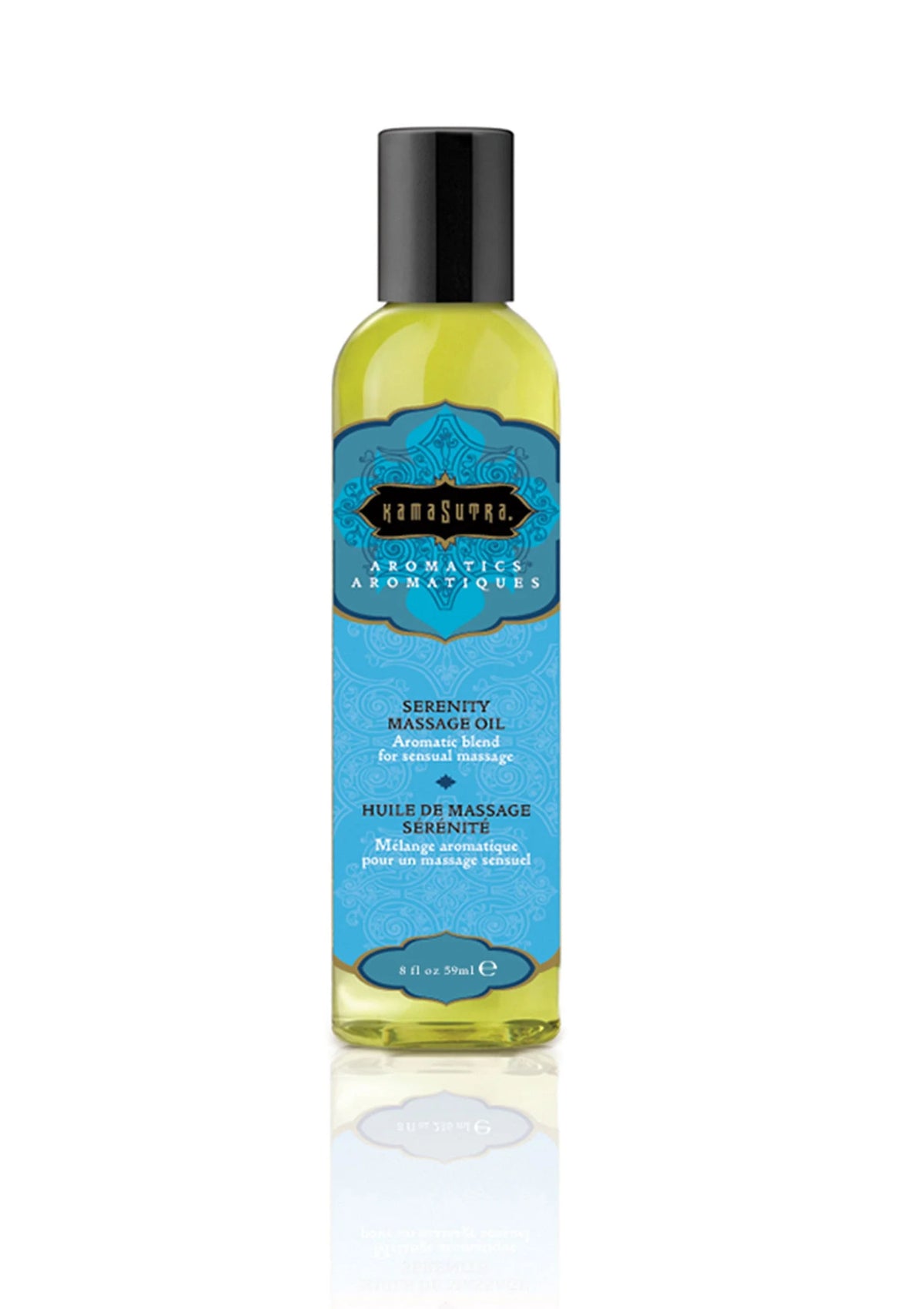 Bestel: Aromatic Massage Oil 59 ml - bij Happytoys: de erotische sex webshop | liever Happy dan Easy ⭐⭐⭐⭐⭐ - Default Title - 94021 - SERENITY - 59