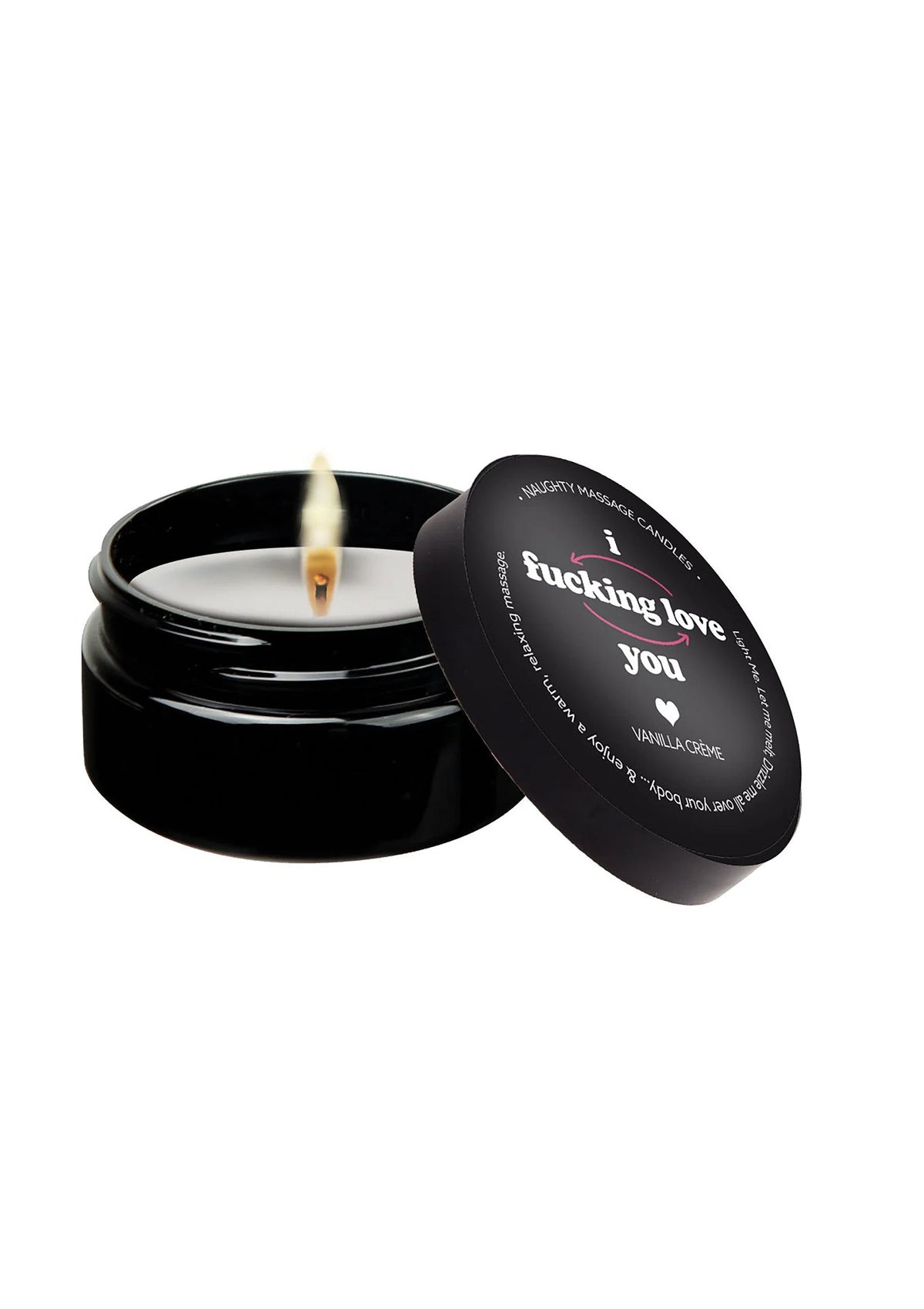 Bestel: Mini Massage Candle 56 gr - bij Happytoys: de erotische sex webshop | liever Happy dan Easy ⭐⭐⭐⭐⭐