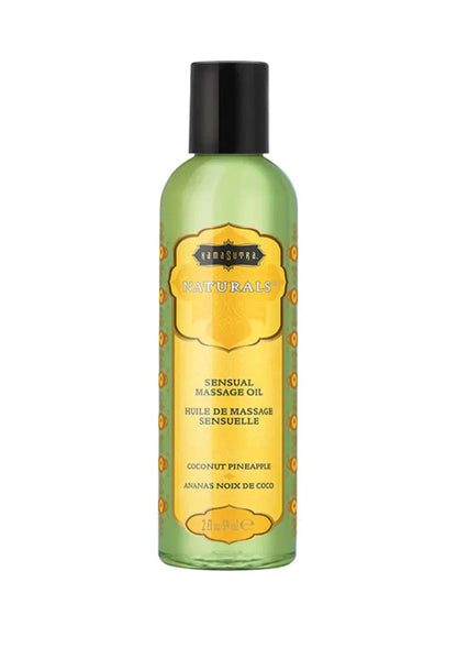 Bestel: Naturals Massage Oil 59 ml - bij Happytoys: de erotische sex webshop | liever Happy dan Easy ⭐⭐⭐⭐⭐ - Default Title - 94045 - COCONUT - 59