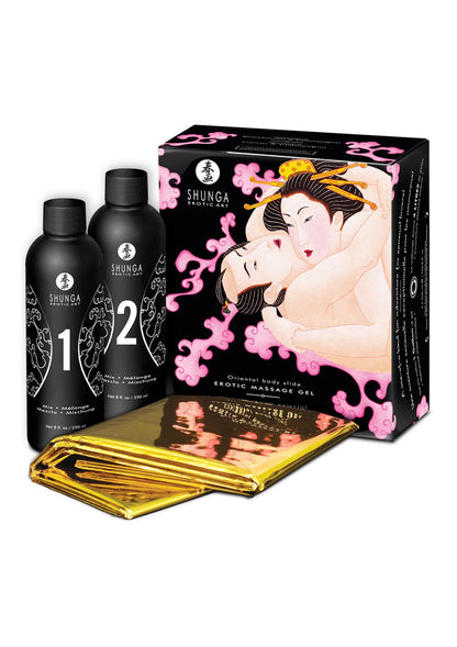 Beste vandaag nog: Body - 2 - Body Oriental Gel Set by Shunga - bij Happytoys Sexshop: online sex shop for Feeling Happy & Easy 😊 - Strawberry - 94516 - STRAWBERRY