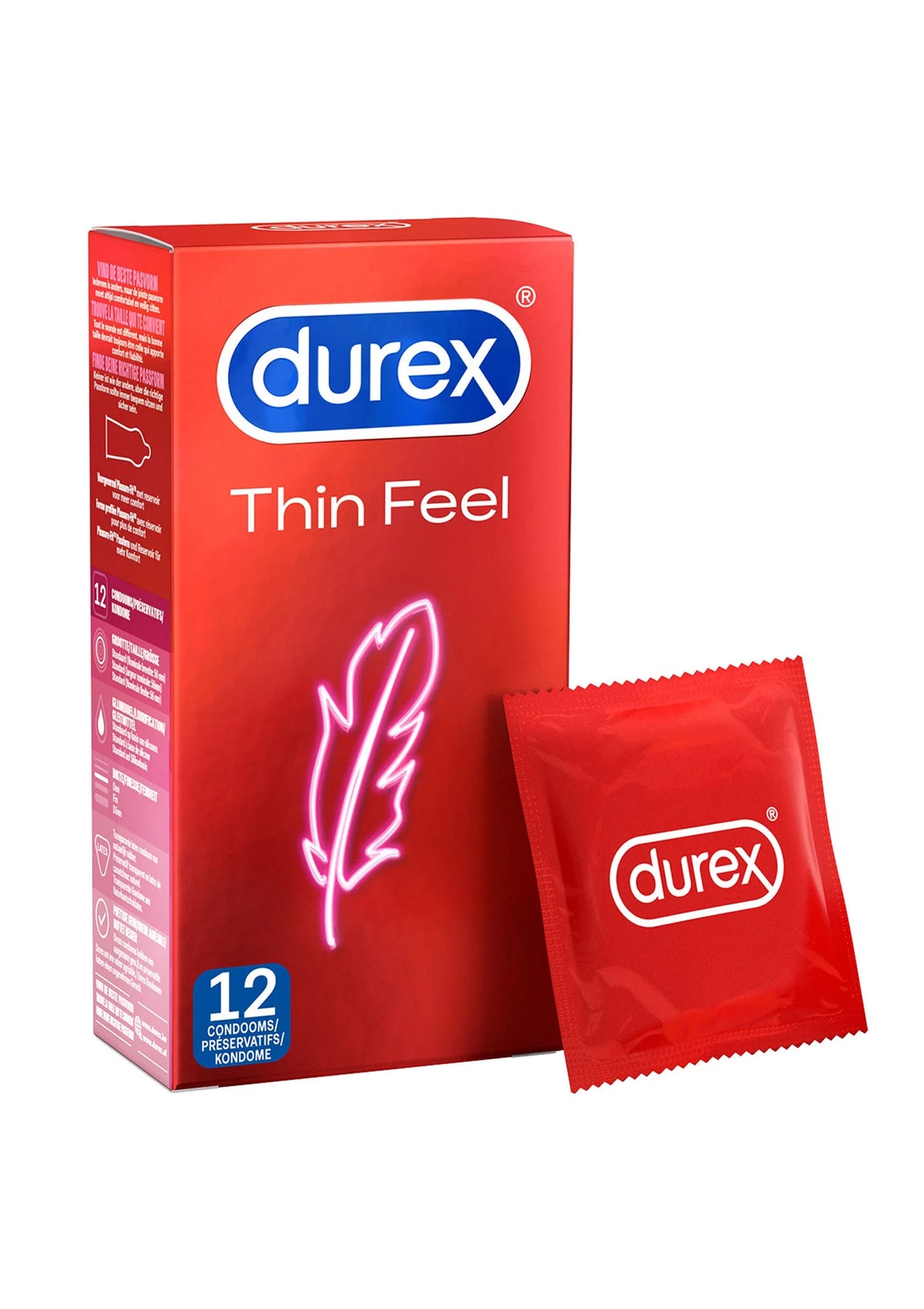 Bestel: Thin Feel 6 x 12 - bij Happytoys: de erotische sex webshop | liever Happy dan Easy ⭐⭐⭐⭐⭐ - Default Title - 95541 - NATUREL