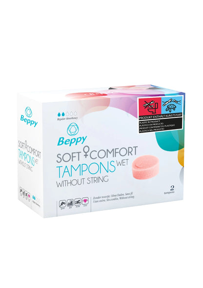 Bestel: Soft & Comfort Wet 2 pcs by Beppy - bij Happytoys.nl, happytoys.be, Happytoys.ae: erotische sex webshop | liever Happy dan Easy ⭐⭐⭐⭐⭐ - Default Title - 96209 - NATUREL