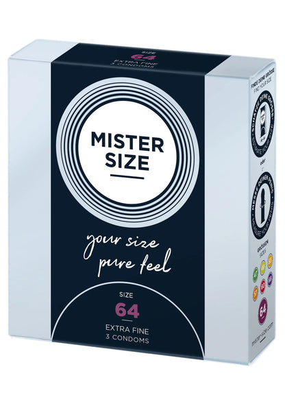 Bestel: MISTER SIZE 64mm Condoms 3pcs - bij Happytoys: de erotische sex webshop | liever Happy dan Easy ⭐⭐⭐⭐⭐