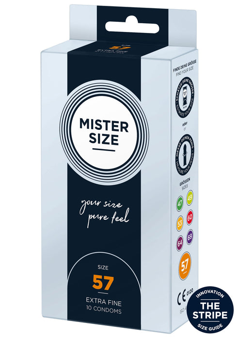 57mm Condoms 10pcs by Mister Size